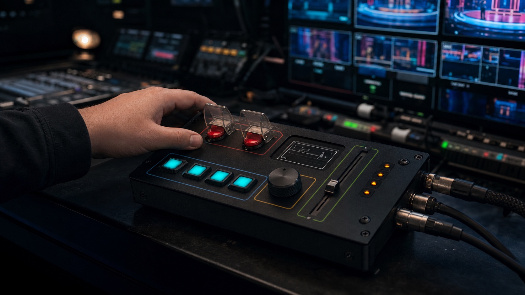 Rugged custom game-show operator controller